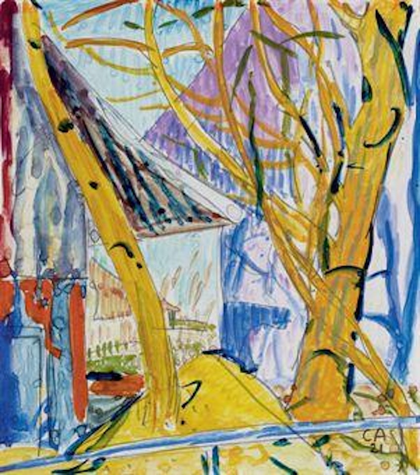 Häuser und Bäume by Cuno Amiet