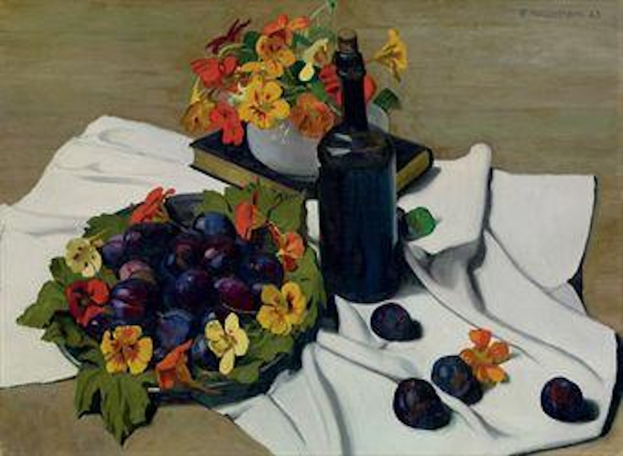 Capucines et prunes by Félix Vallotton