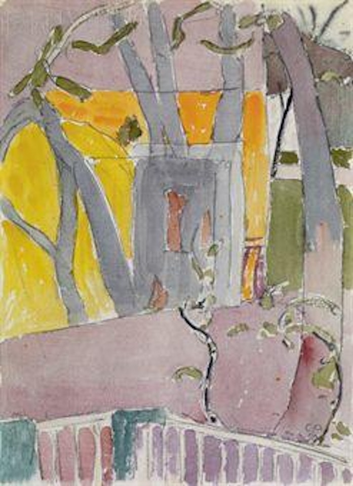 Sicht in den Garten by Cuno Amiet