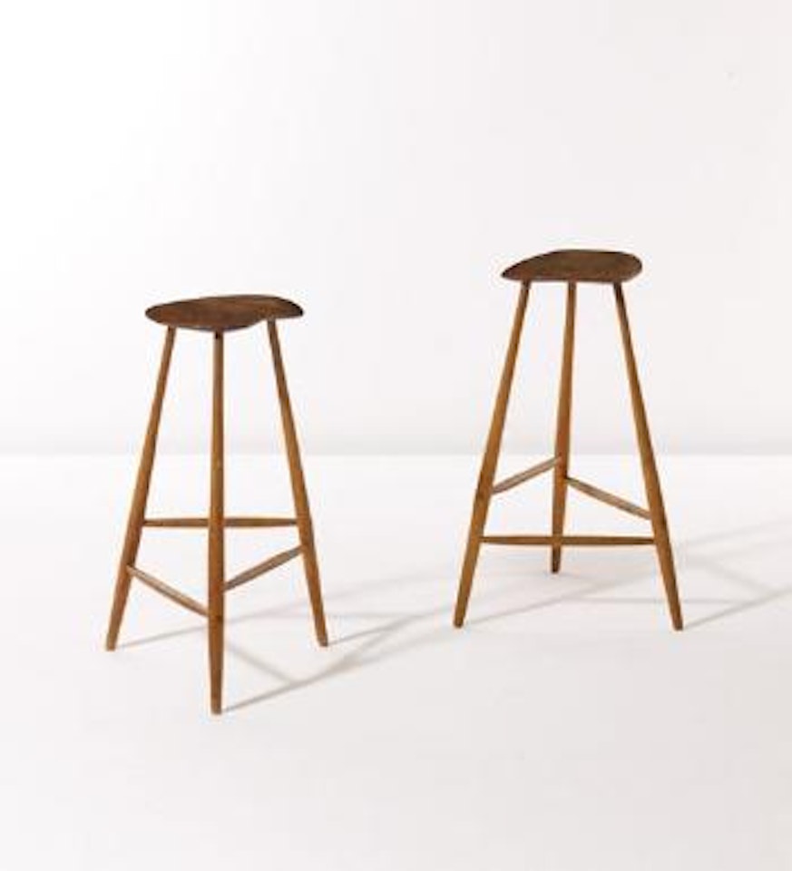 Pair of stools by Wharton Esherick