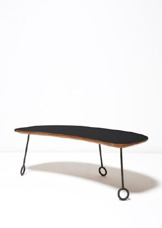 Rare and important free-form coffee table by Jean Royere