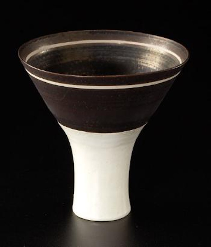 Rare conical vase by Lucie Rie