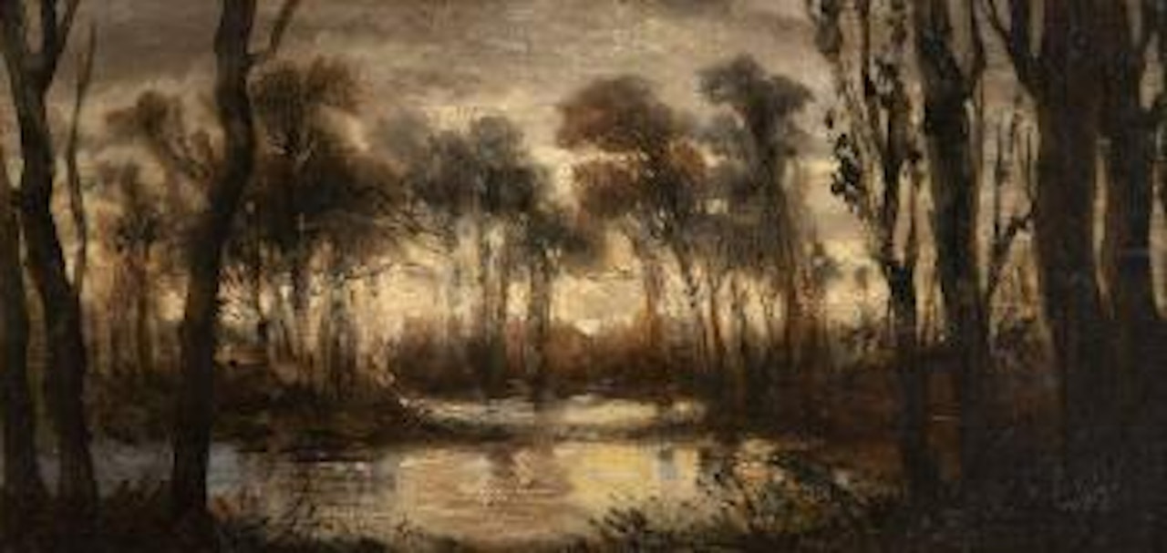 Effet du coucher du soleil by François Etienne Musin