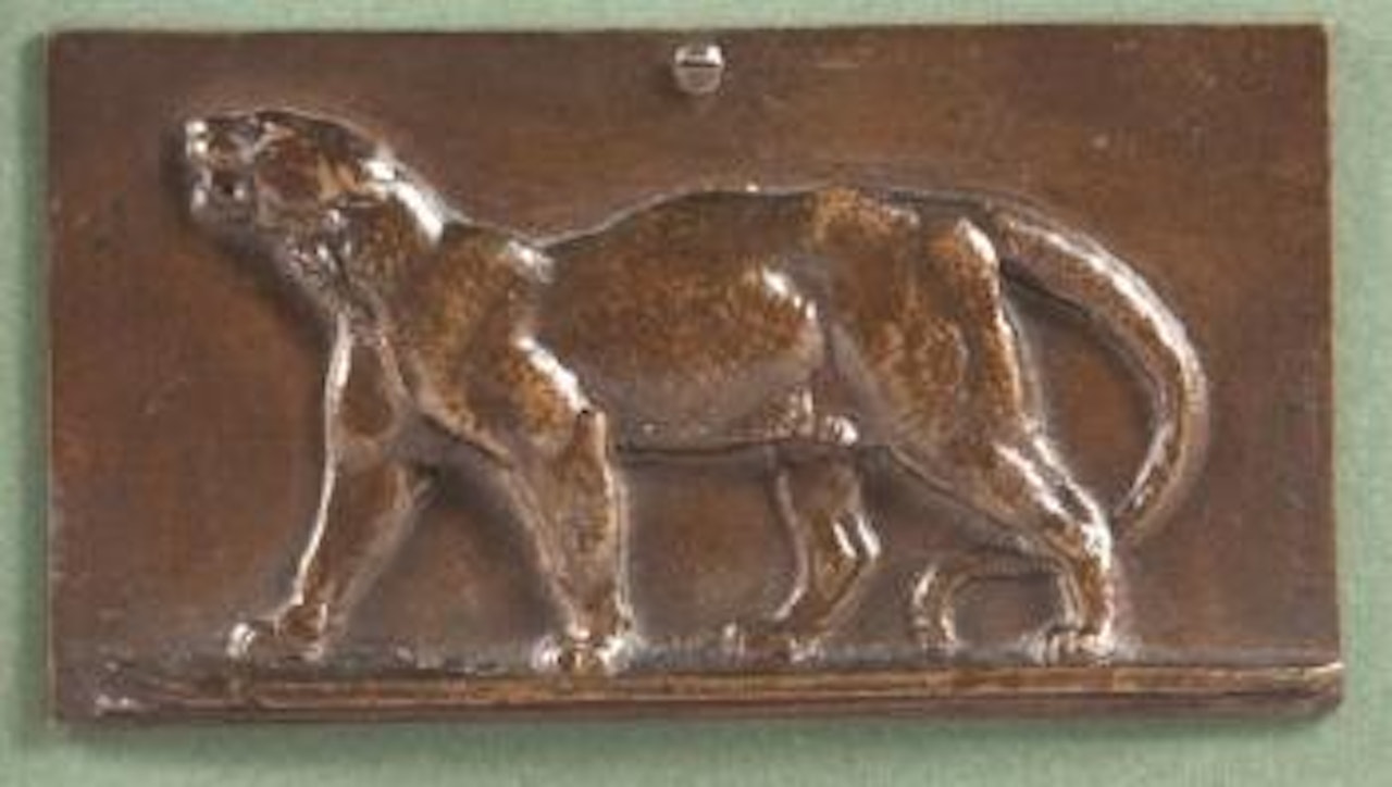 Le léopard by Antoine-Louis Barye