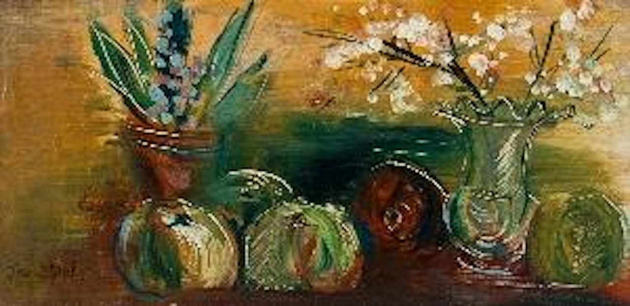Nature morte aux fleurs et fruits by Jean Dufy