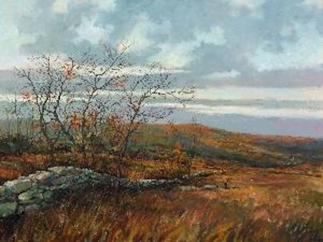 Autumn landscape by Eric Sloane
