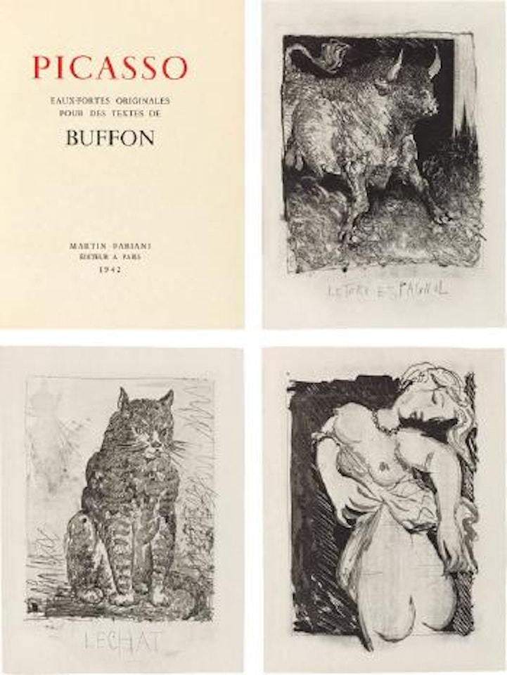 Eaux-fortes originales pour les textes de Buffon by Pablo Picasso