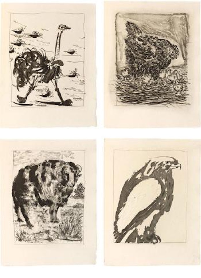 Eaux-fortes originales pour les textes de Buffon by Pablo Picasso