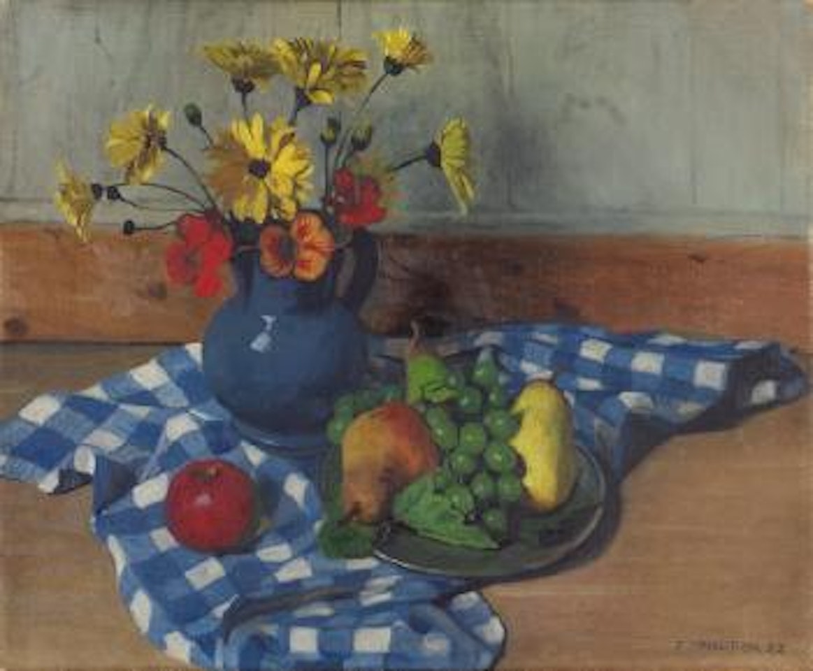 Soleils, poires et raisin by Félix Vallotton