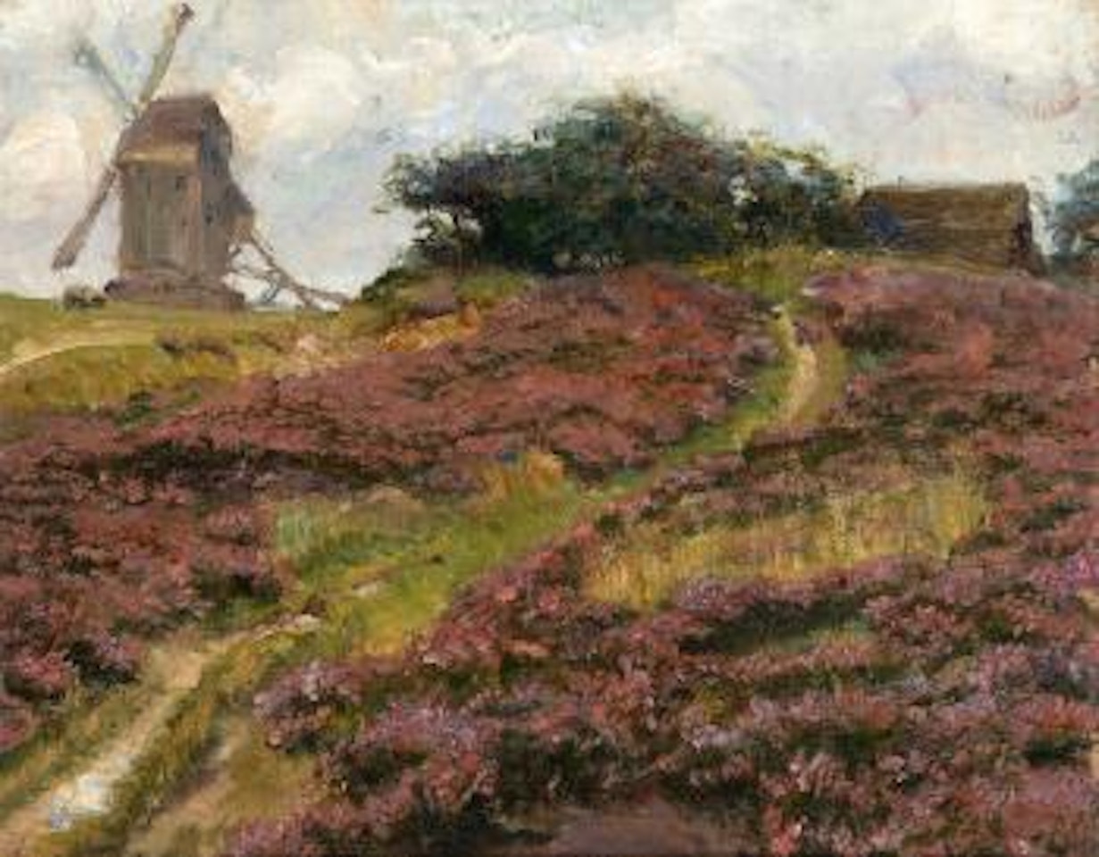Landschaft mit Bockmühle by Hans am Ende