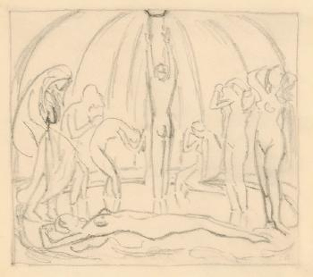 Studie zu Der Jungbrunnen by Cuno Amiet