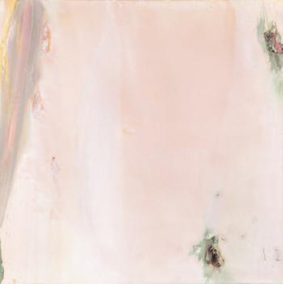 Rose d'hiver, tâches vertes, jaunes violettes by Olivier Debre