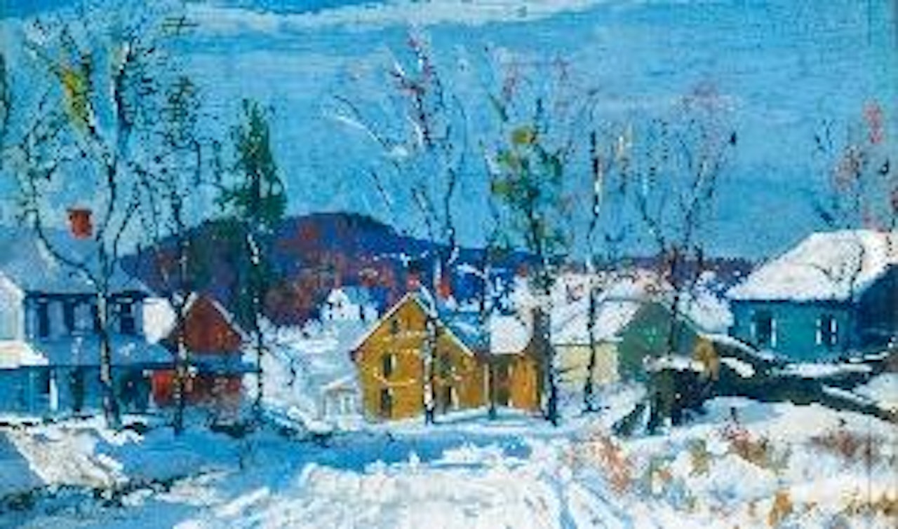 A Pennsylvania winter by Walter Emerson Baum