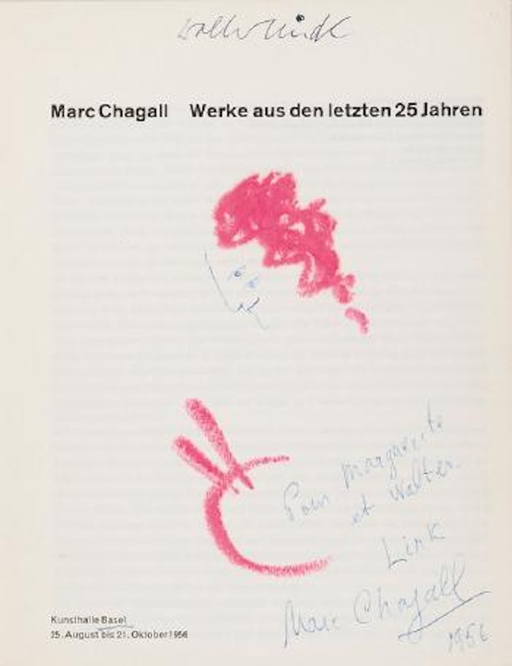 Kopf im Profil by Marc Chagall