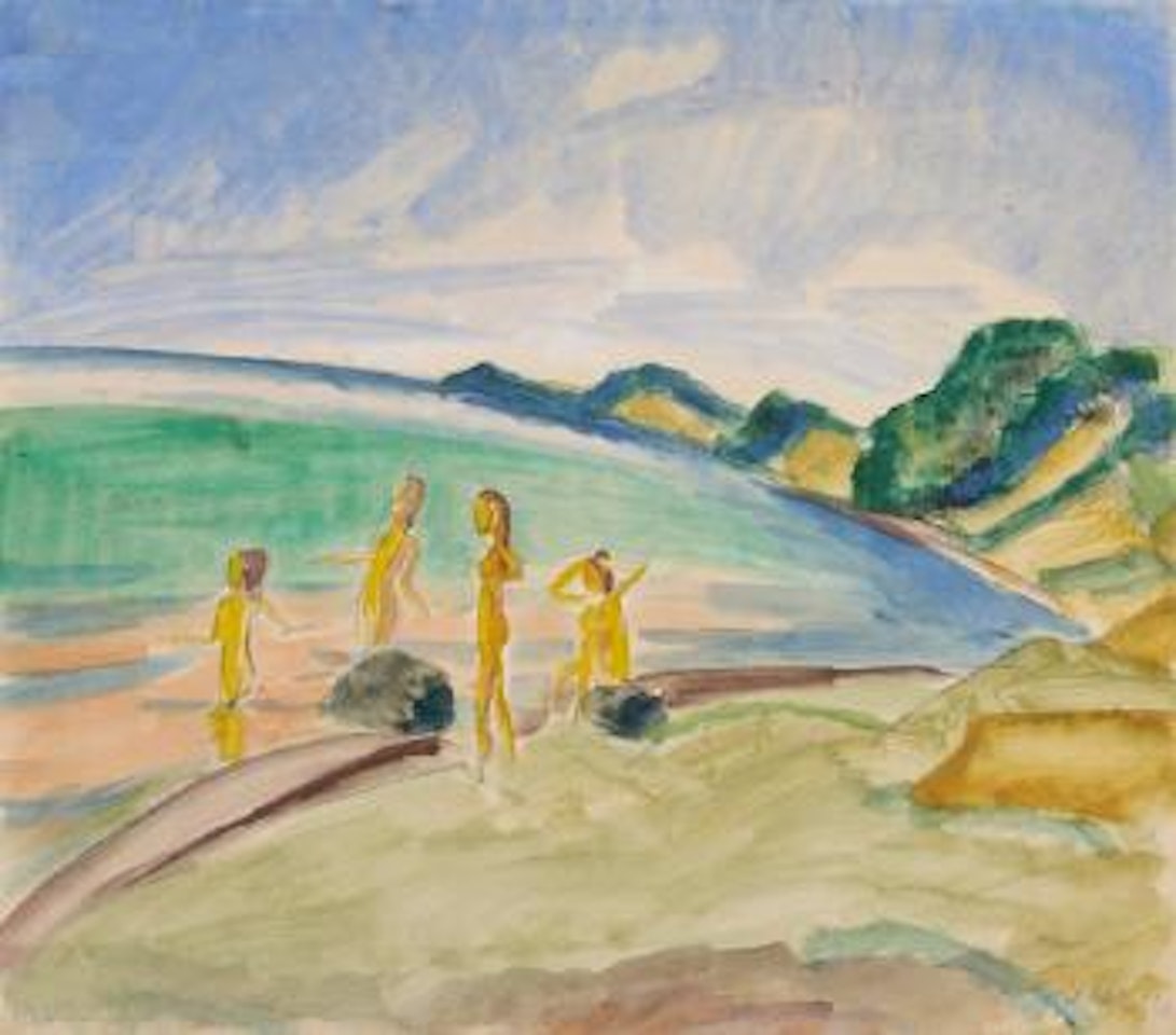 Badende by Erich Heckel