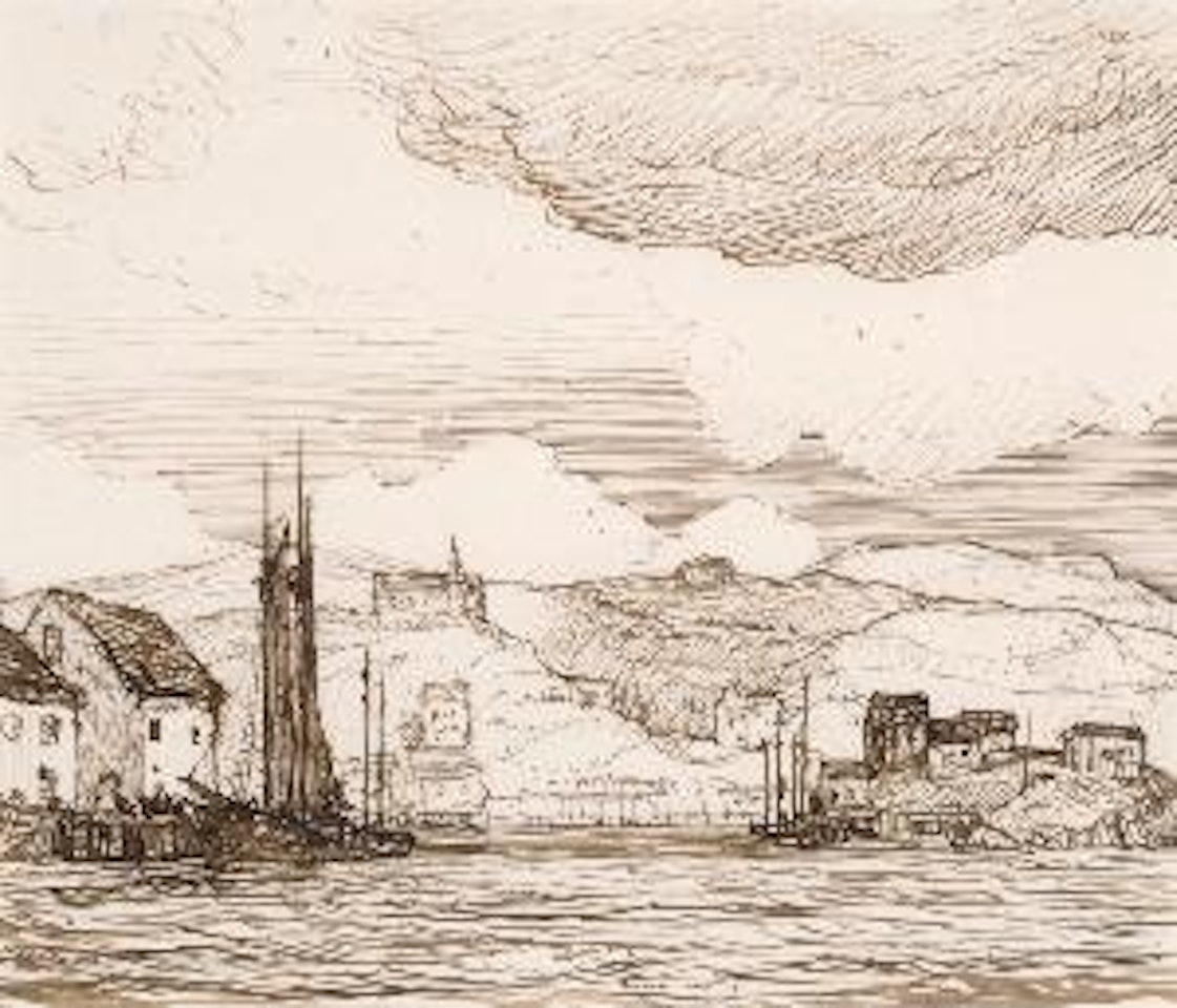 Newfoundland Harbor by Rockwell Kent