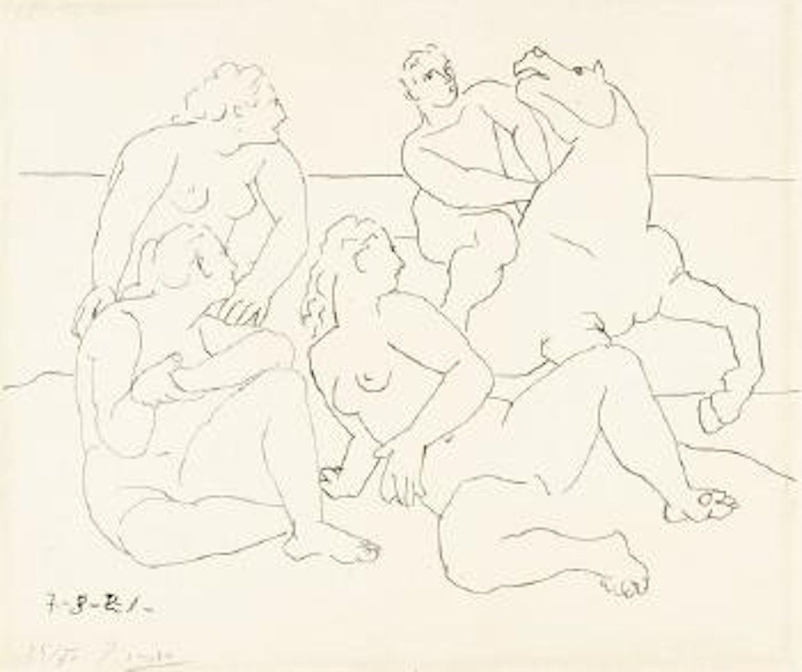 Quatre lithographies by Pablo Picasso