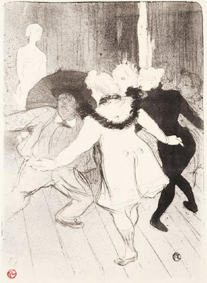 Folies-Bergère: Les pudeurs de Monsieur Prudhomme by Henri de Toulouse-Lautrec