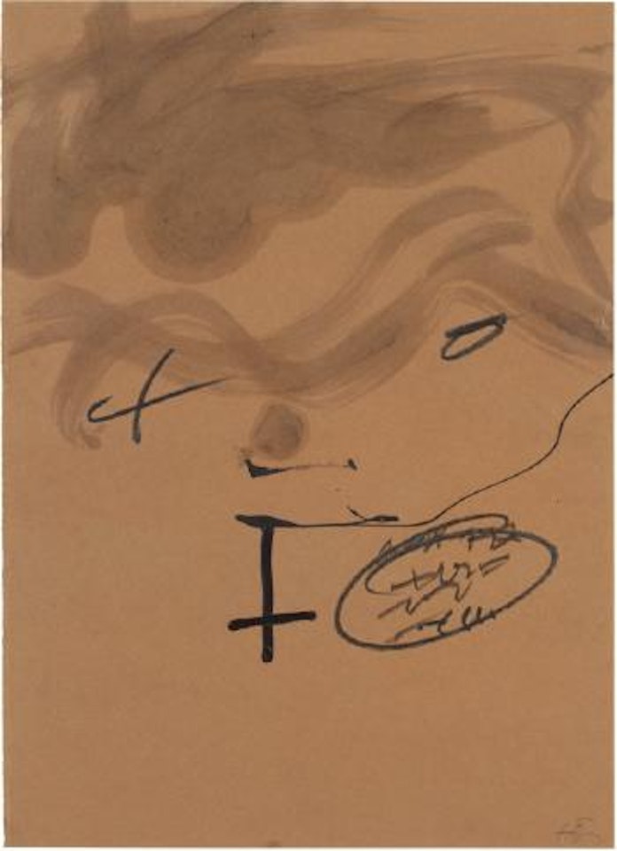 Ohne Titel by Antoni Tapies