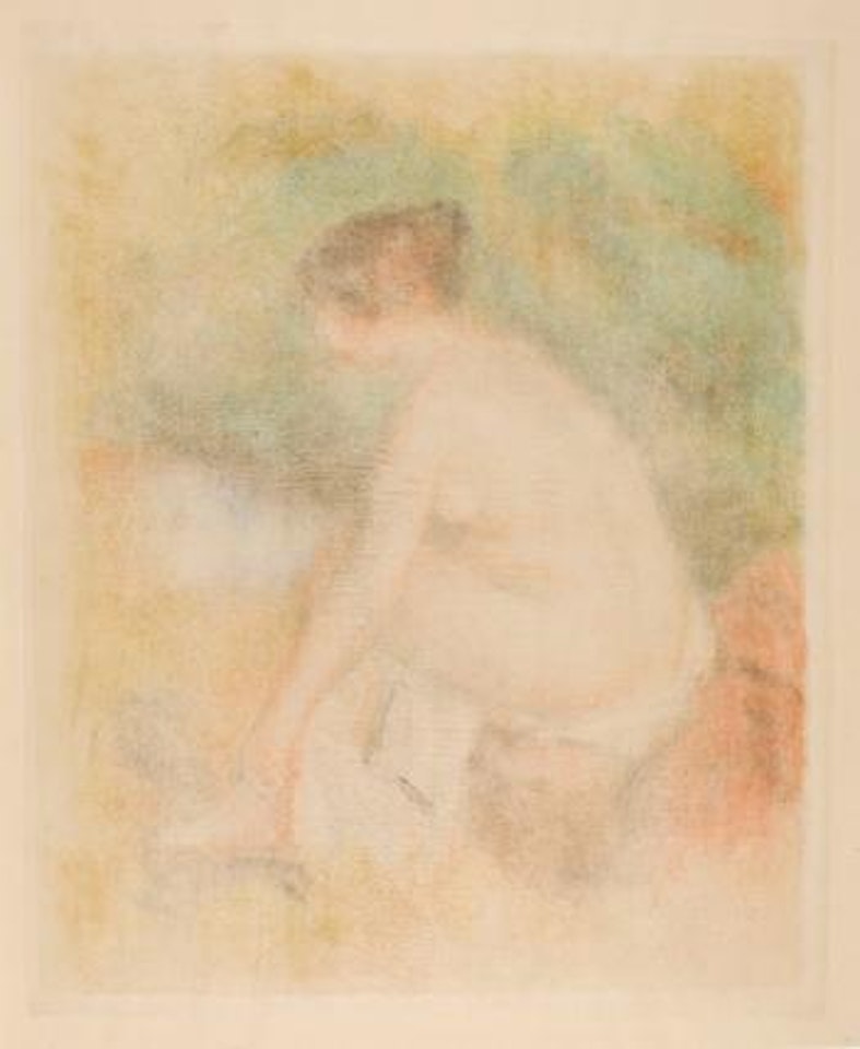 Baigneuse s'essuyant by Pierre-Auguste Renoir