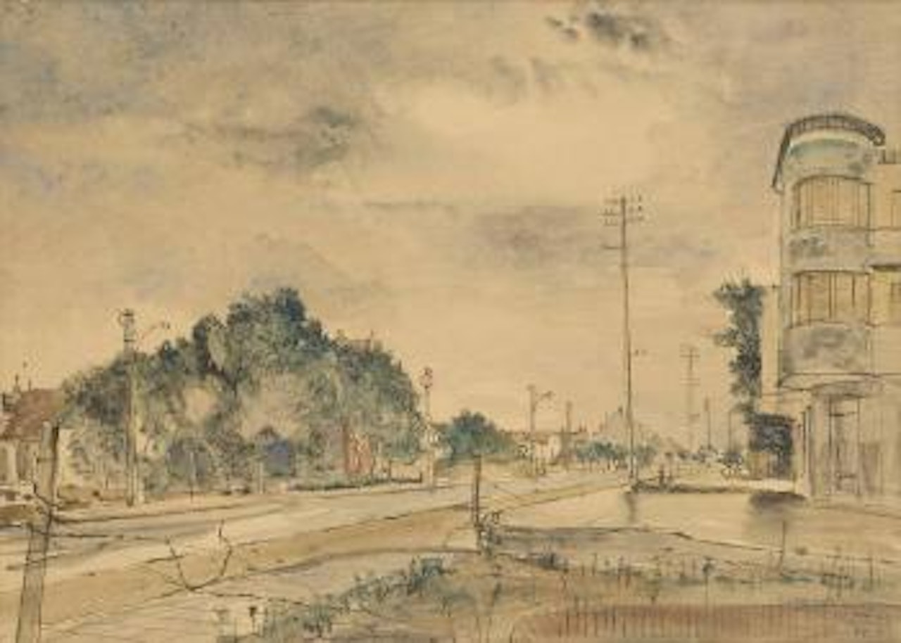 Vue de Saint Idesbald by Paul Delvaux