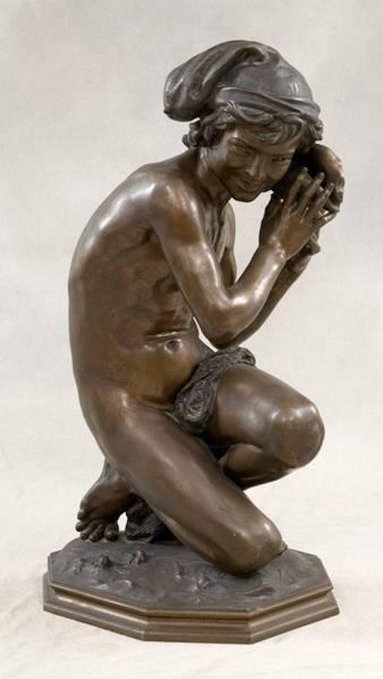 Le petit pêcheur napolitain au coquillage by Jean-Baptiste Carpeaux