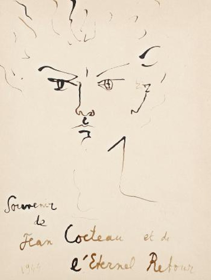 Jean Marais by Jean Cocteau