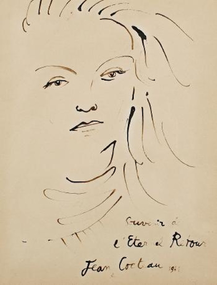 Madeleine Sologne by Jean Cocteau