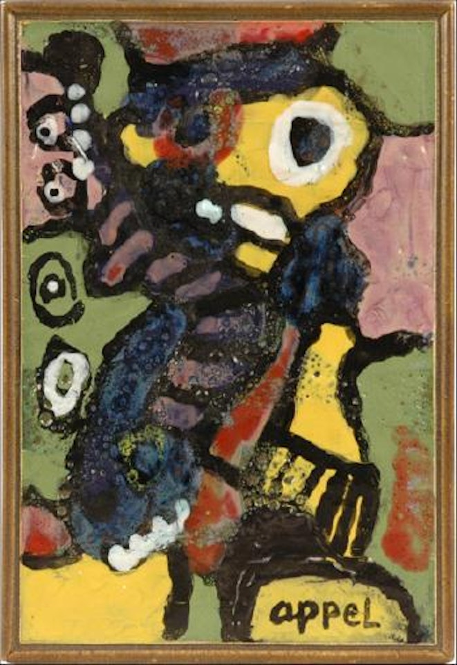 Untitled - abstract figure by Karel Appel