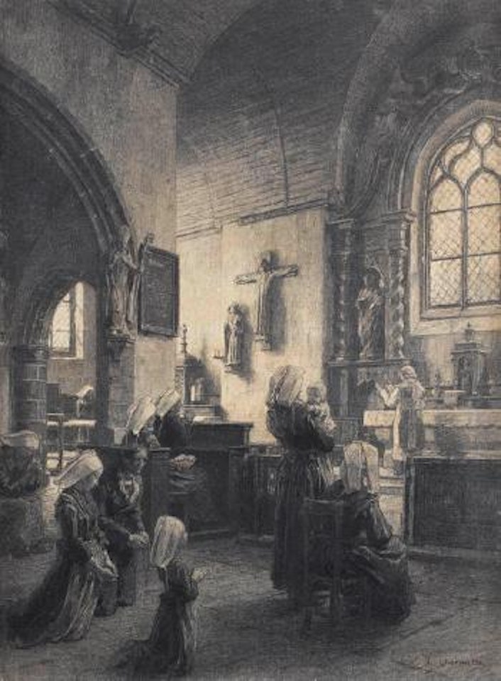 Chapelle de Pont Christ by Léon Augustin Lhermitte