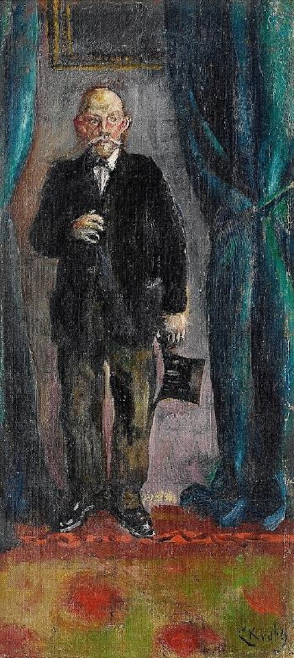 Mannsportrett by Christian Krohg