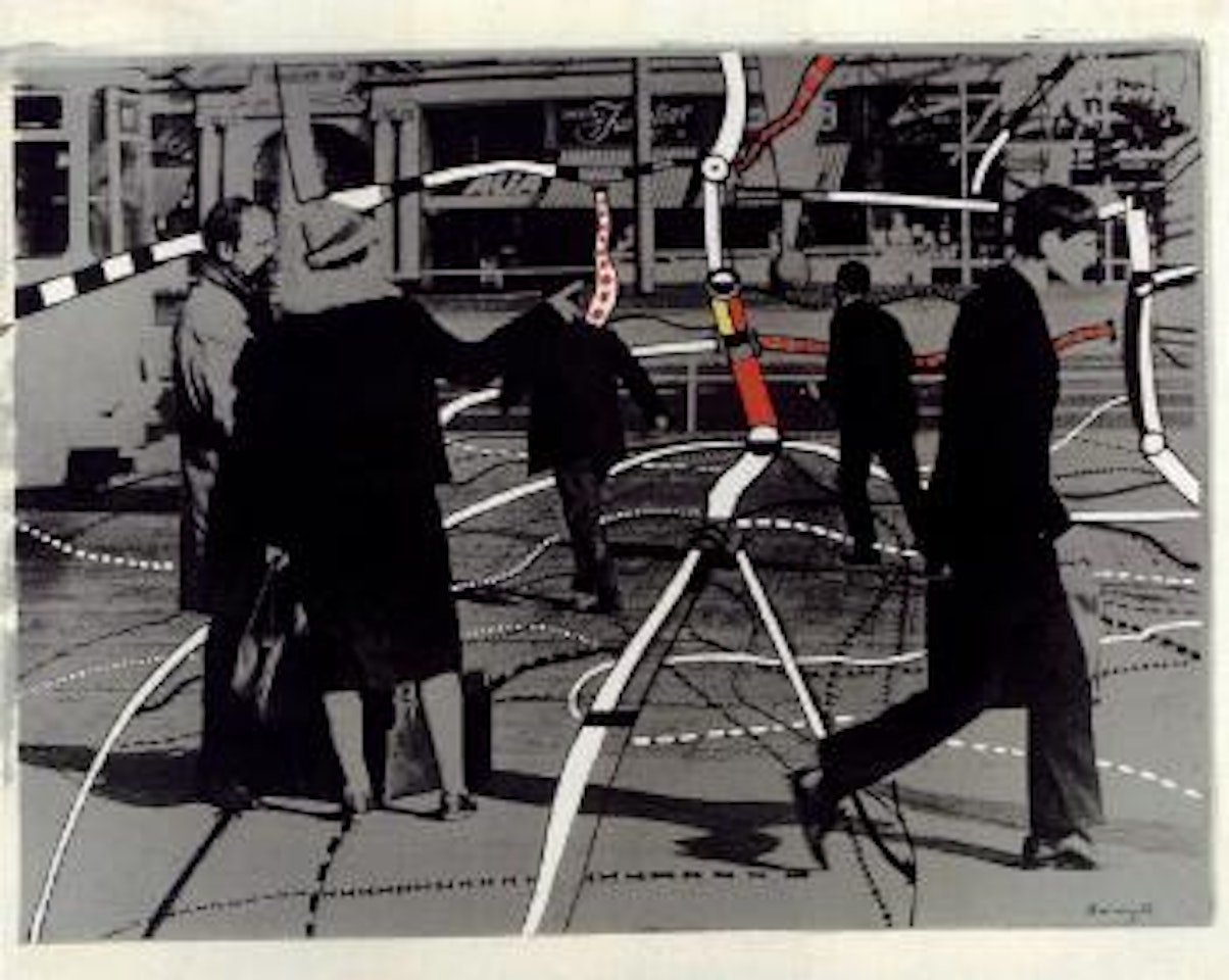 Straßenszene (Komposition 8/67) by Peter Bruning