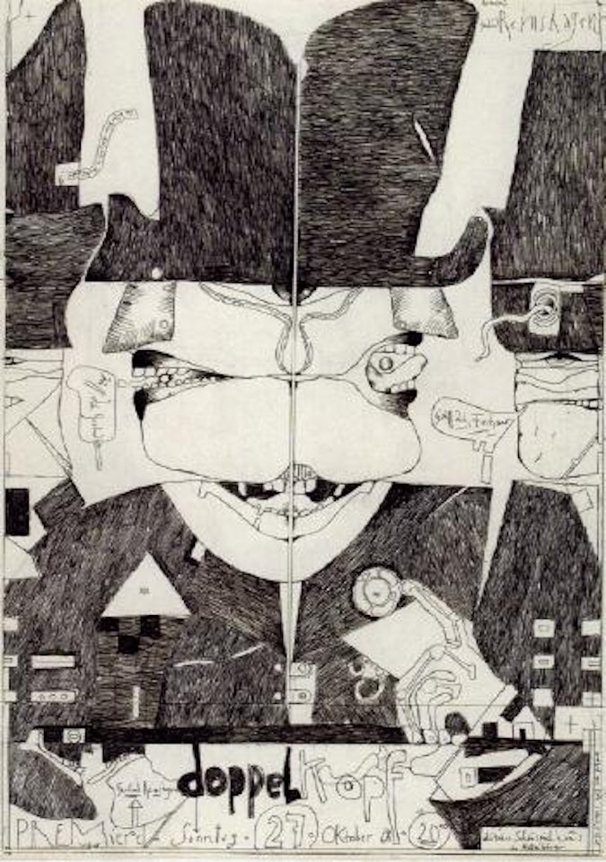Doppelkopf by Horst Janssen