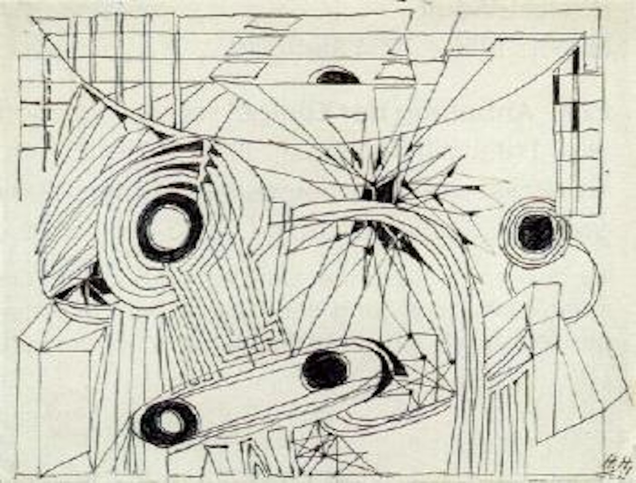 Ohne Titel (Studie I 1962) by Hannah Höch