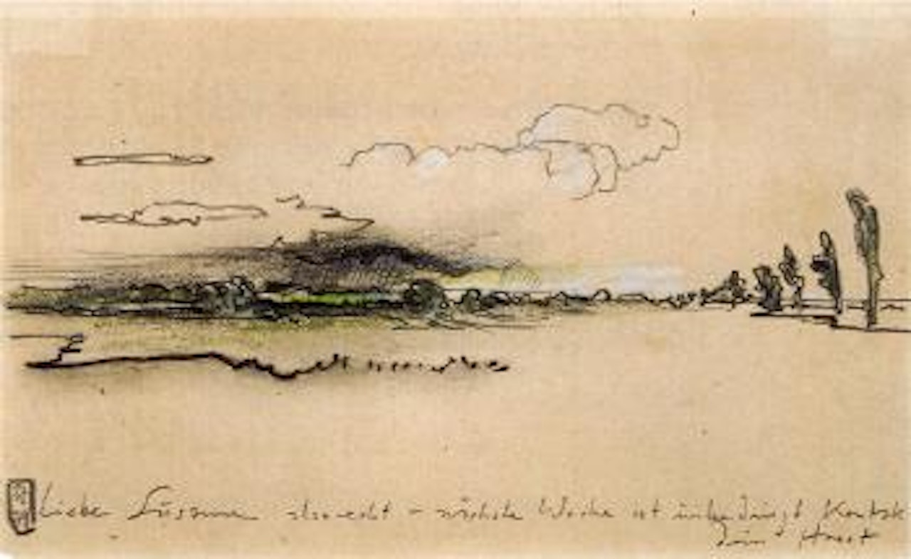 Kleine Landschaft by Horst Janssen