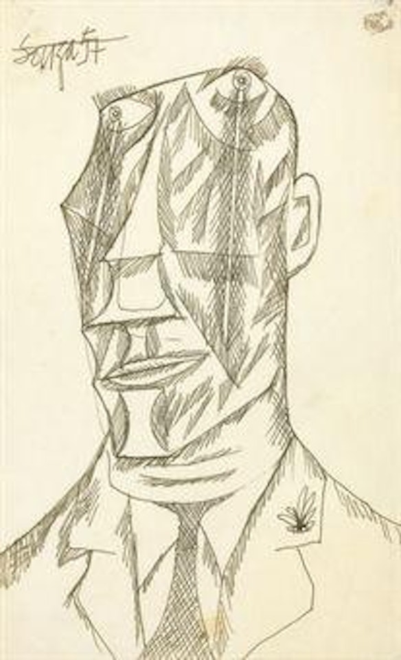 Untitled (Man in Suit) by Francis Newton Souza