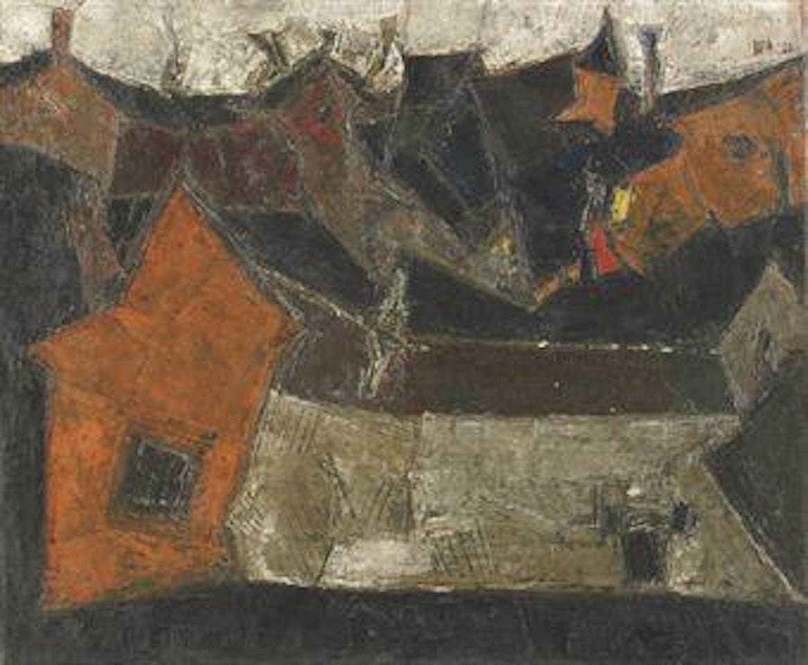 Le Village by Sayed Haider Raza