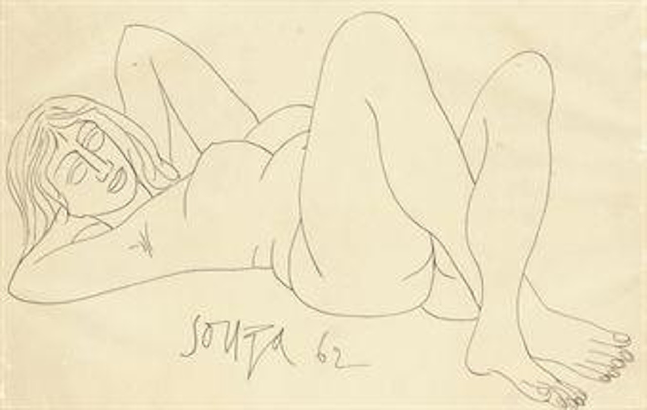 Untitled (Nude) by Francis Newton Souza