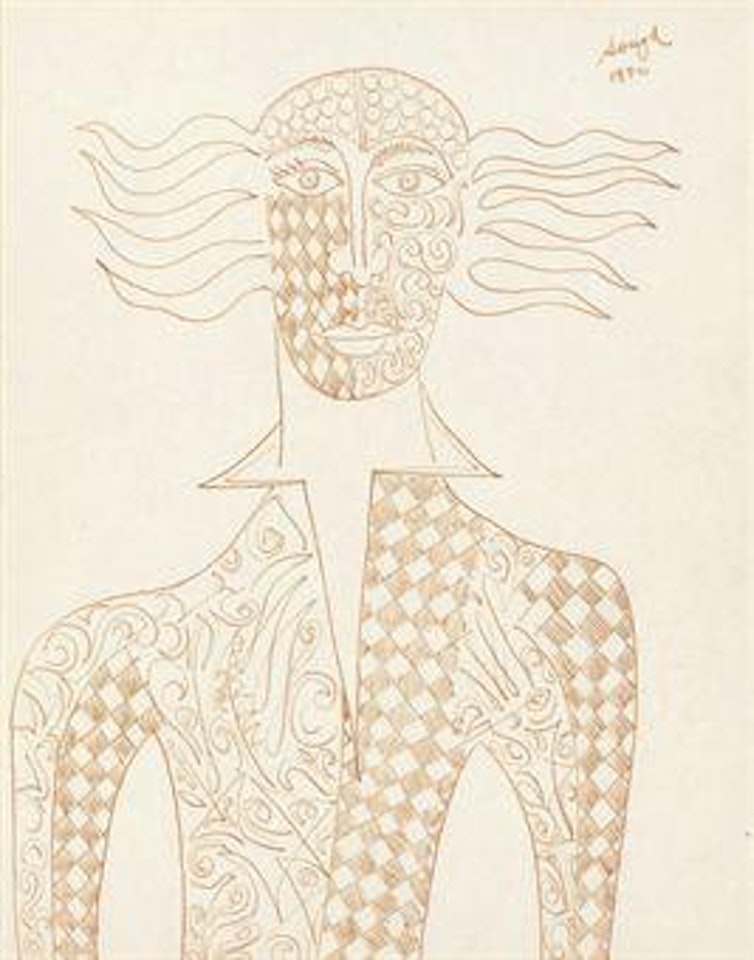 Untitled (Harlequin) by Francis Newton Souza