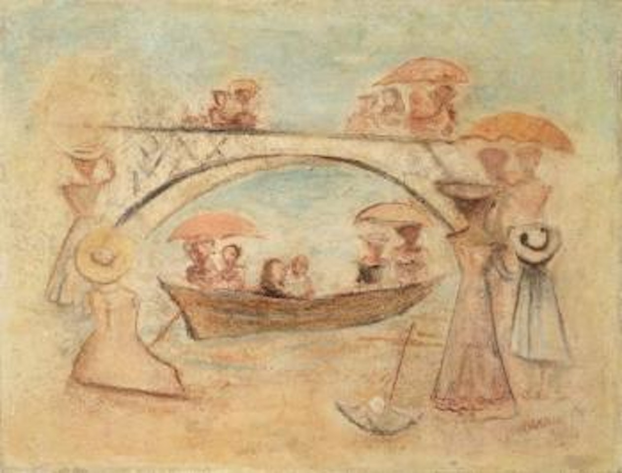 Sul fiume by Massimo Campigli