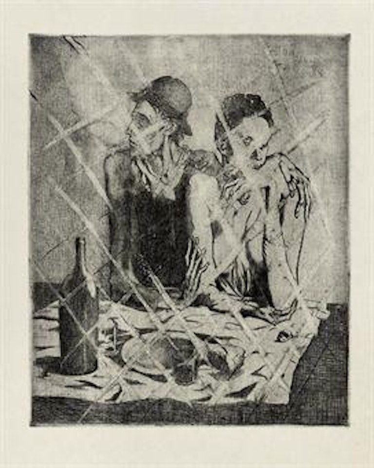 Le Repas frugal, from La Suite des Saltimbanques (Bloch 1; Baer 2) by Pablo Picasso