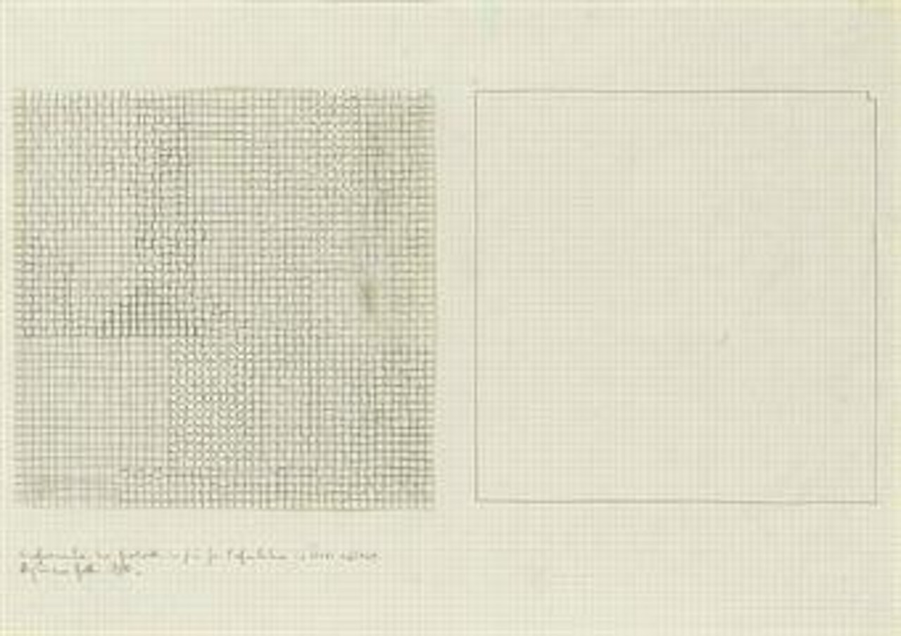 Cinquemila due Quadretti in più per l'Equilibrio in 61 x 61 + 49 x 49 (Five thousand two hundred more squares for the balance) by Alighiero Boetti