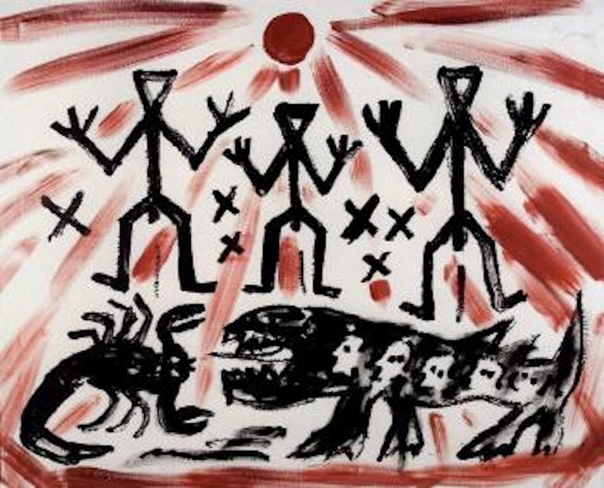 Drei von Vielen by A.R. Penck