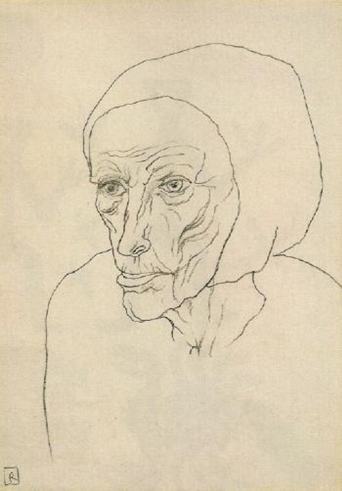 Bildnis einer alten Frau by A.R. Penck