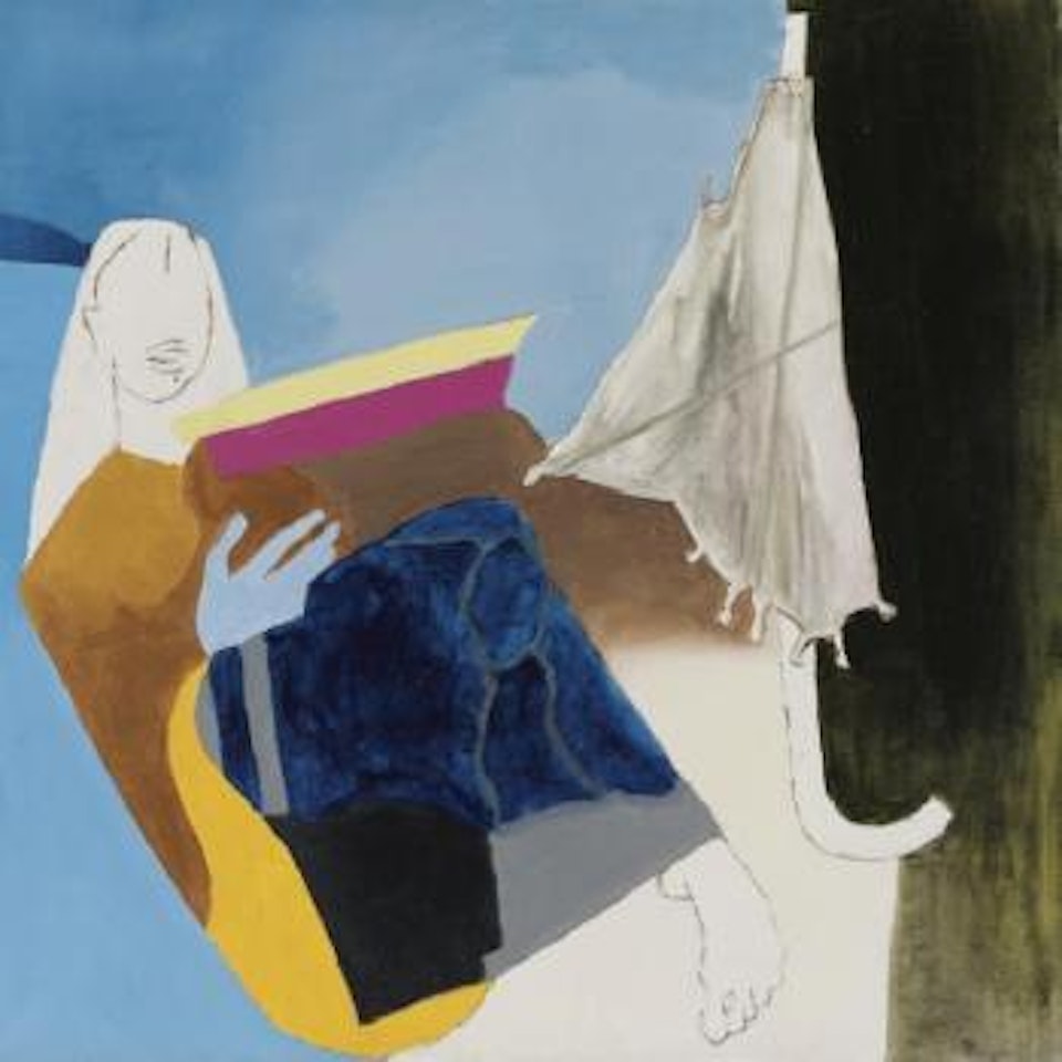 Untitled (Portrait Of An Umbrella Series) by M.F. Husain