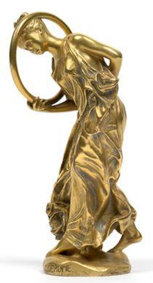 A dancer with a hoop by Jean Léon Gérome
