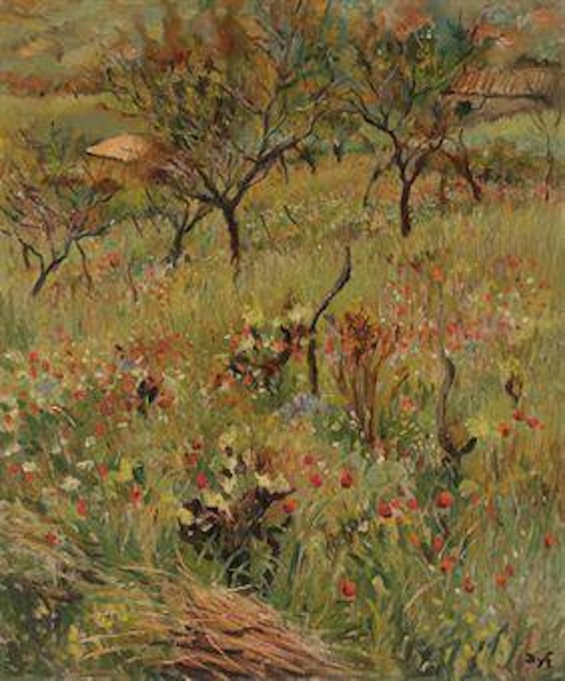 Le verger fleurs by Marcel Dyf