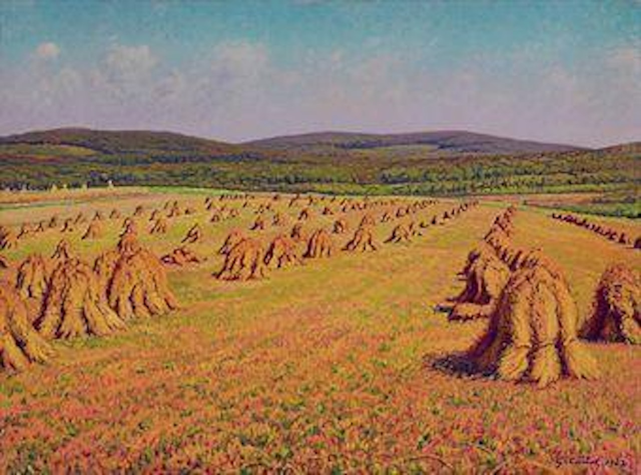 Les champs de blé by Gustave Cariot