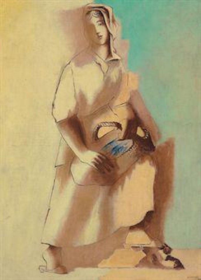 Femme et les poissons bleu by Leopold Survage