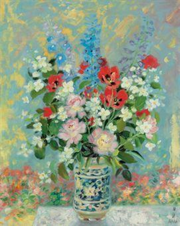Le pivoines et les pavots by Le Pho